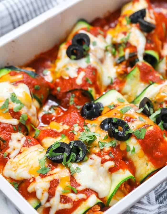 Low Carb Zucchini Enchiladas - Ketogenic.cookingpoint.net