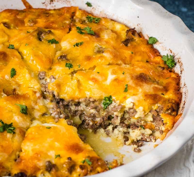 Keto Cheeseburger Pie - Ketogenic.cookingpoint.net