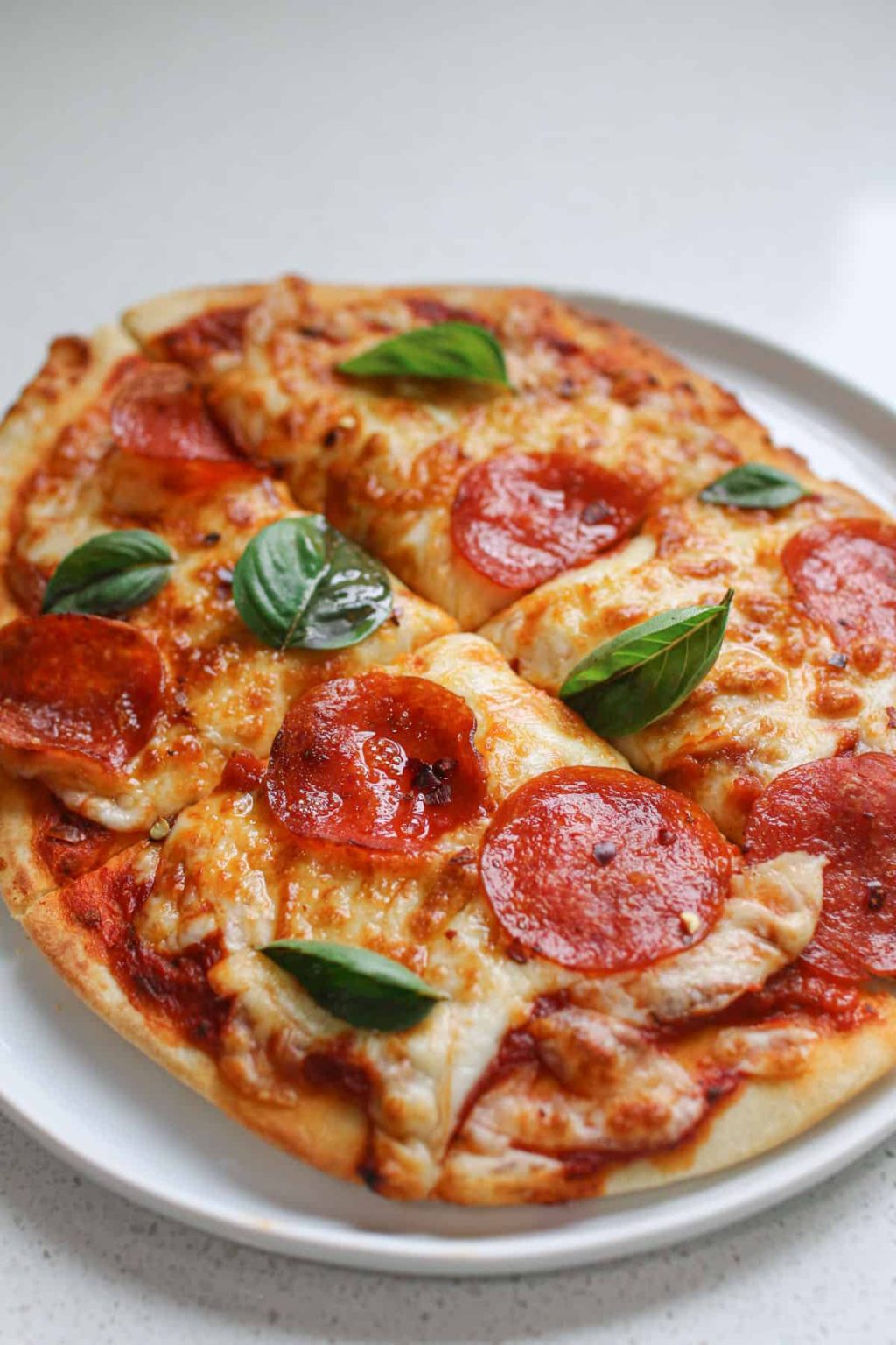 Air fryer Naan bread pizza