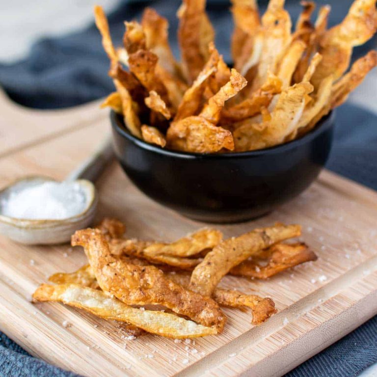 Air Fryer Potato Peel Crisps