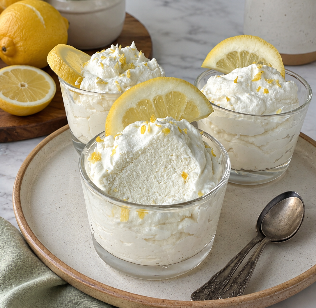 Keto Lemon Cheesecake Mousse