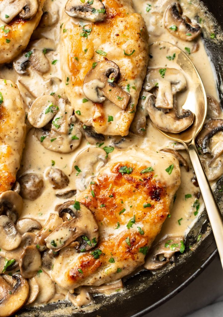 Creamy Mediterranean Chicken & Mushrooms – Ketogenic.cookingpoint.net