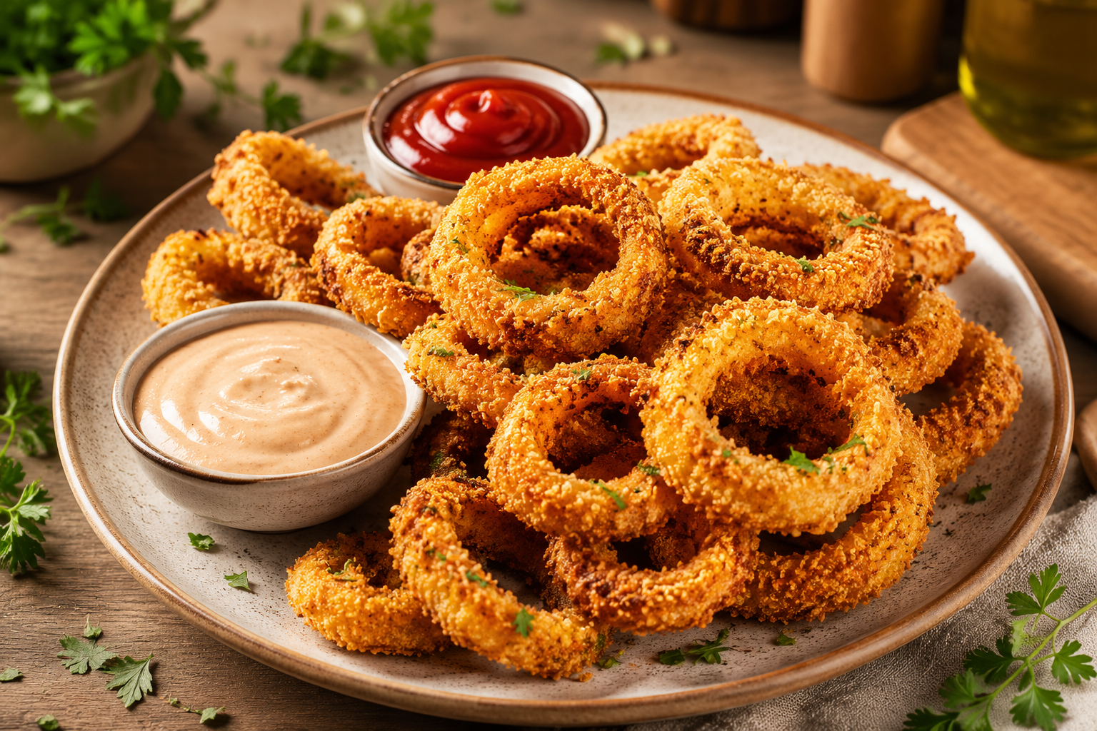 Air Fryer Onion Rings - CP