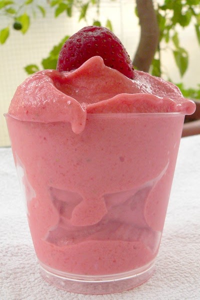 Thermomix Strawberry Ice Cream