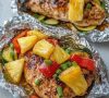 Teriyaki Pineapple Chicken Foil Packets