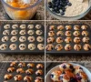 Fluffy Blueberry Cottage Cheese Pancake Bites