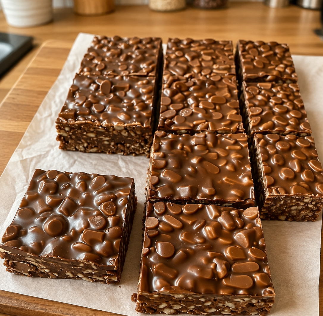 Healthy Chocolate Oat Bars