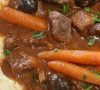 Beef Stew with Mashed Potatoes