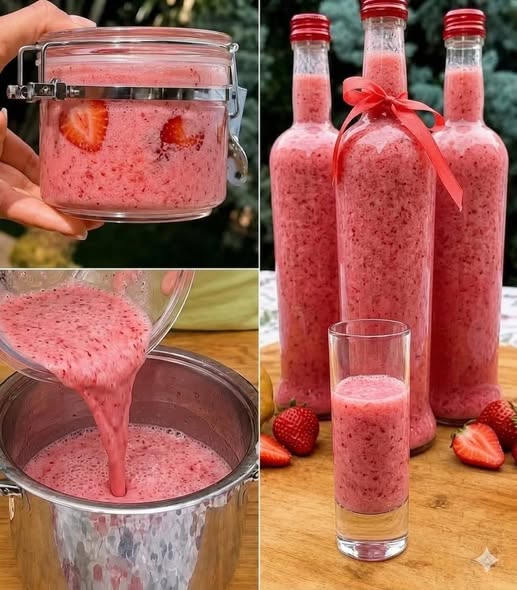 Strawberry Wellness Drink