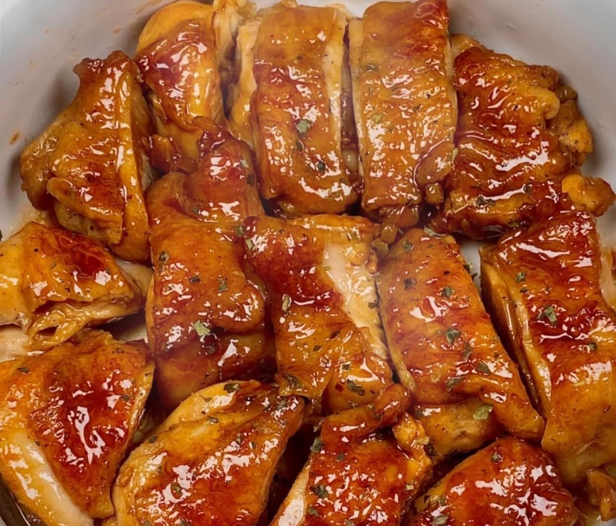 Air Fryer Honey Glazed Chicken
