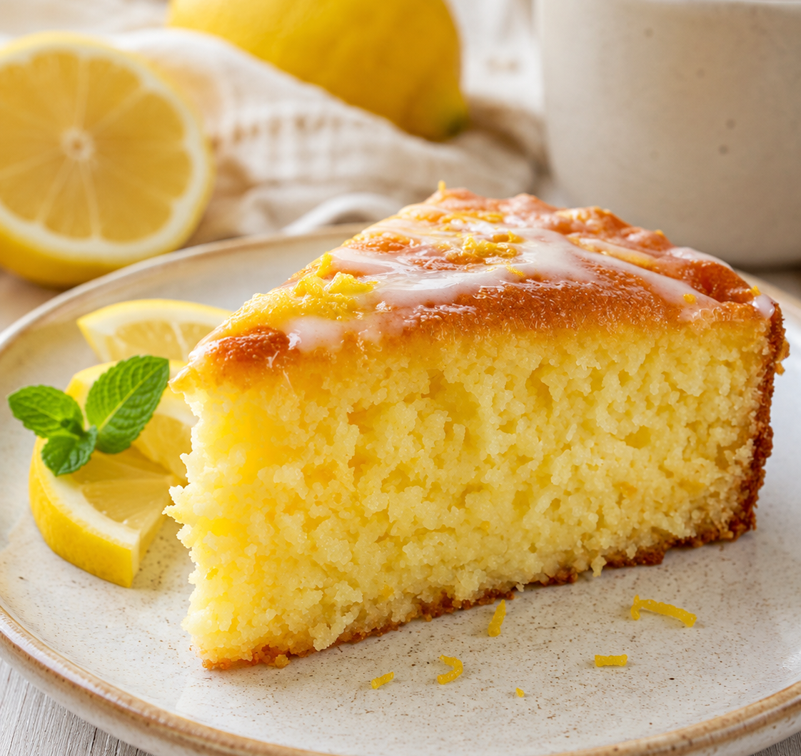 Flourless Lemon Greek Yogurt Cake