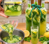Healthy Mint Cucumber Lemon Drink