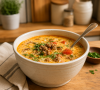 Cheesy Beef Taco Soup