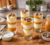 Healthy No-Bake Salted Caramel Cheesecake Shooters