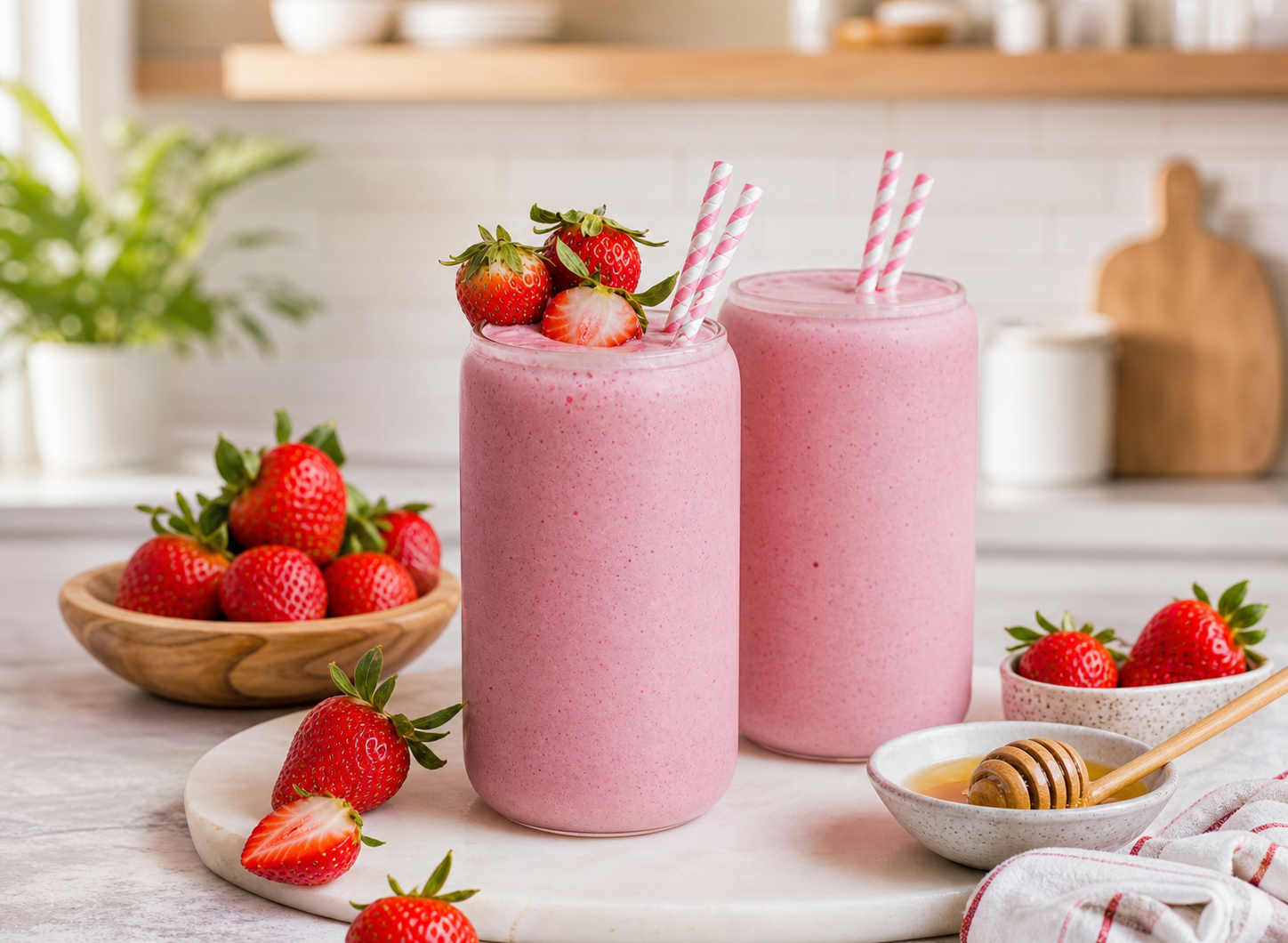 Healthy Strawberry Smoothie